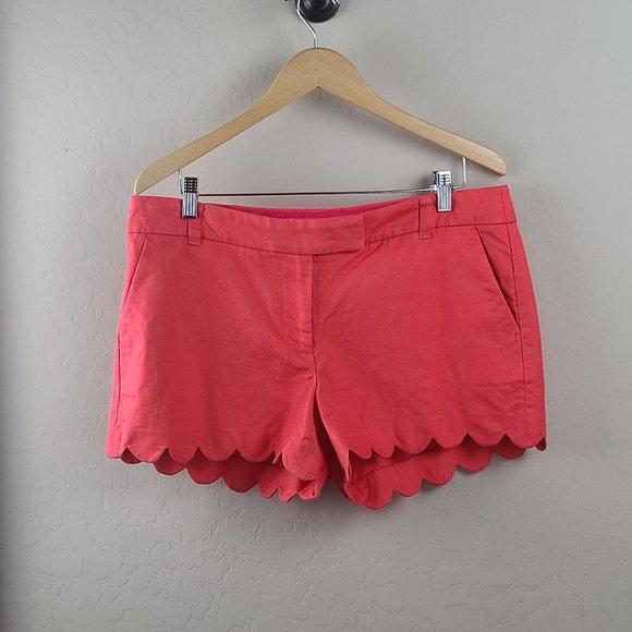 J Crew shorts Scallop shorts size 12 - Picture 2 of 6
